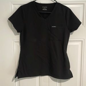 JAANUU Black Scrub Top